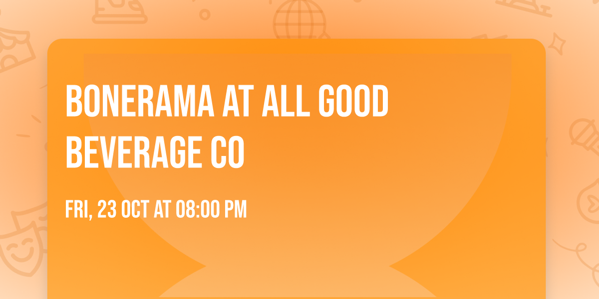 Bonerama at All Good Beverage Co