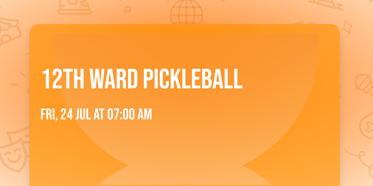 12th Ward Pickleball
