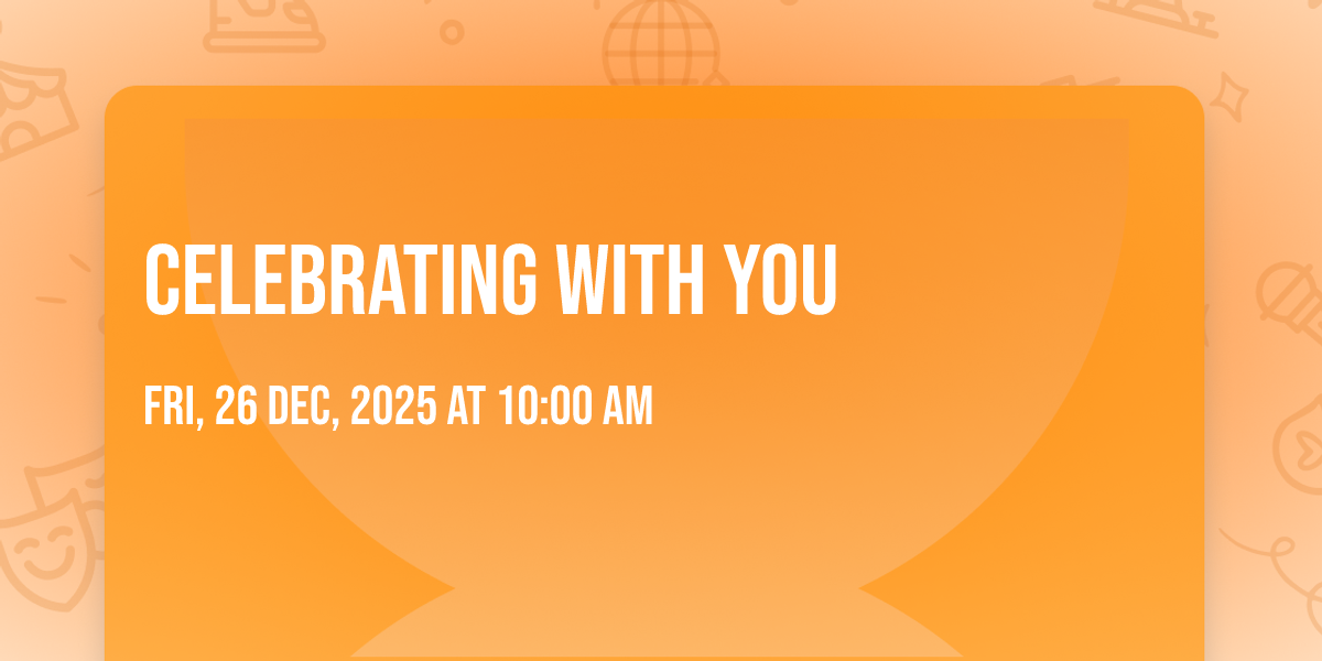 CELEBRATING with YOU