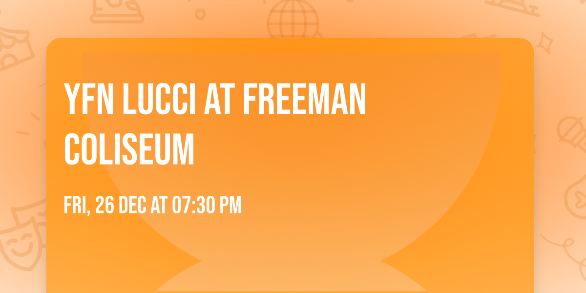 YFN Lucci at Freeman Coliseum