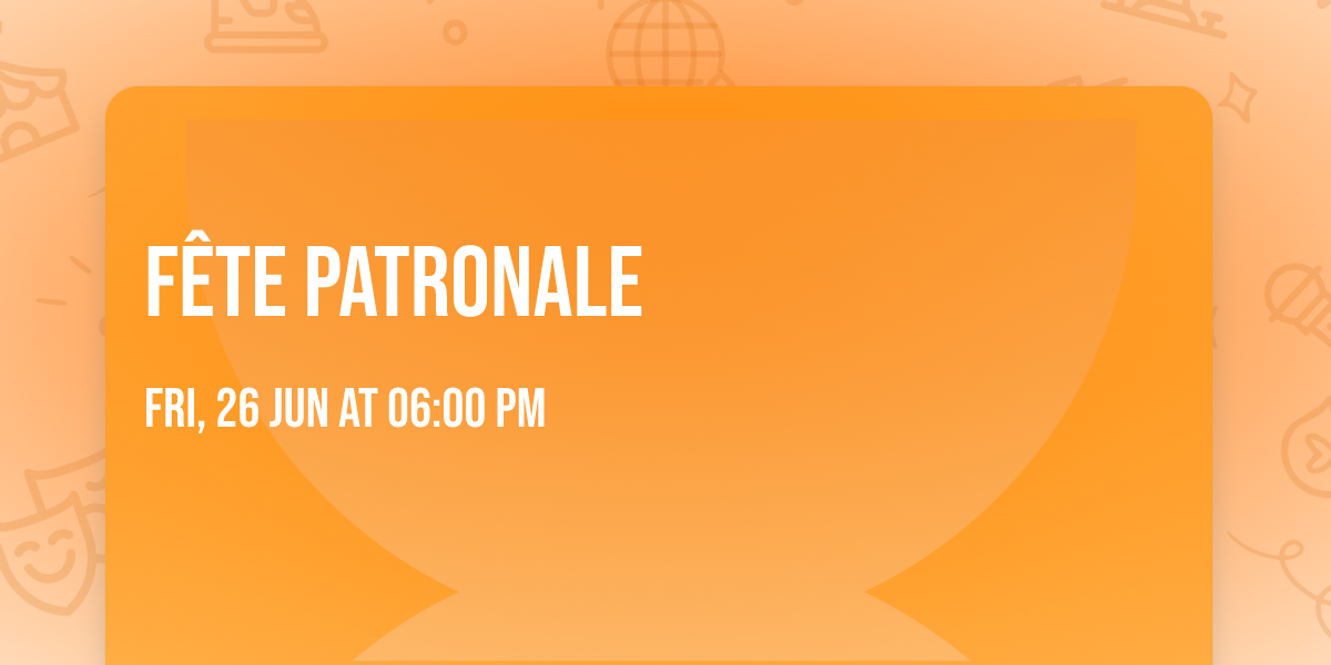 f\u00eate patronale 