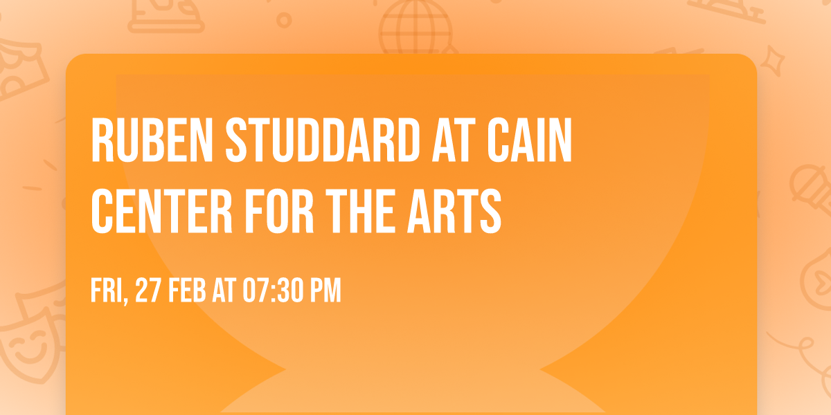 Ruben Studdard at Cain Center For The Arts