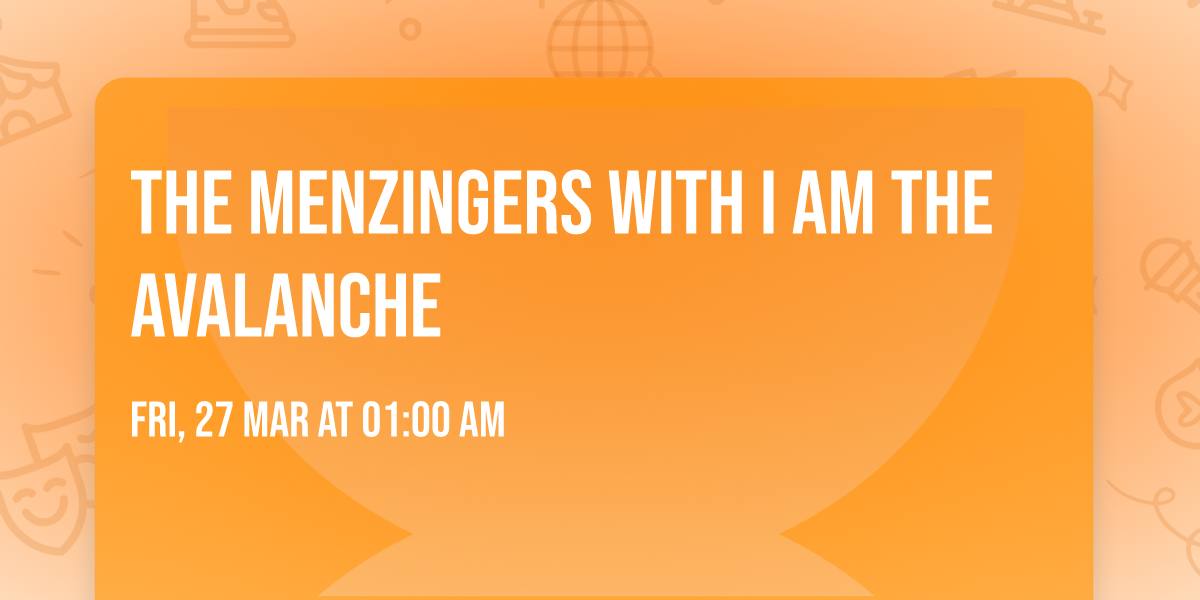 The Menzingers with I Am The Avalanche