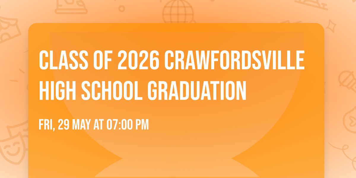 Class of 2026 Crawfordsville High School Graduation 
