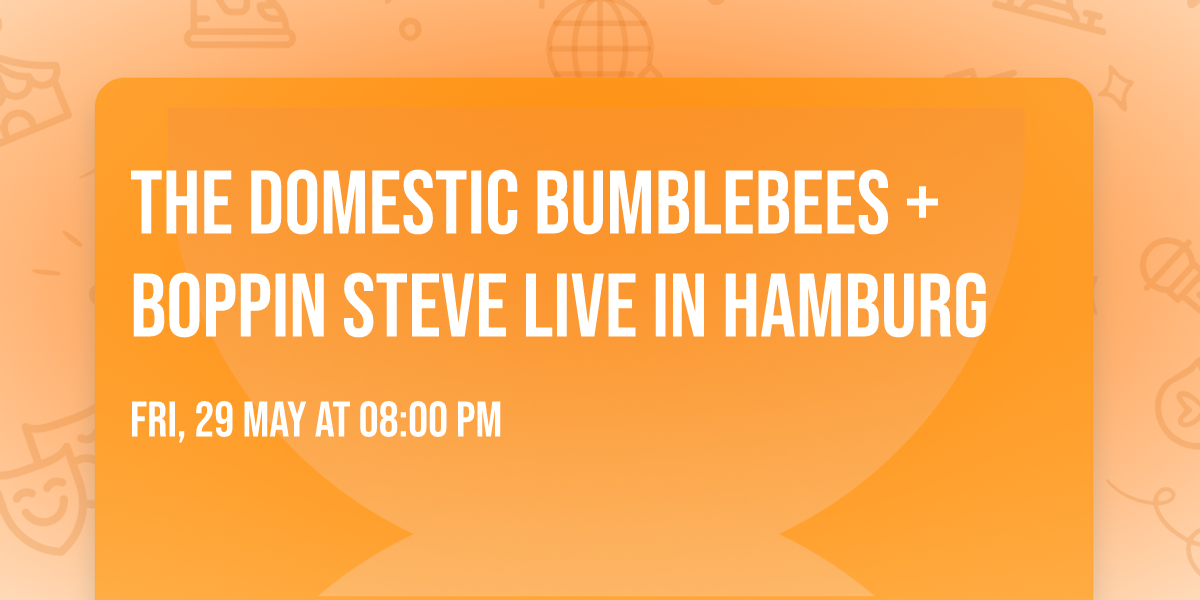 The Domestic Bumblebees + Boppin Steve live in Hamburg 