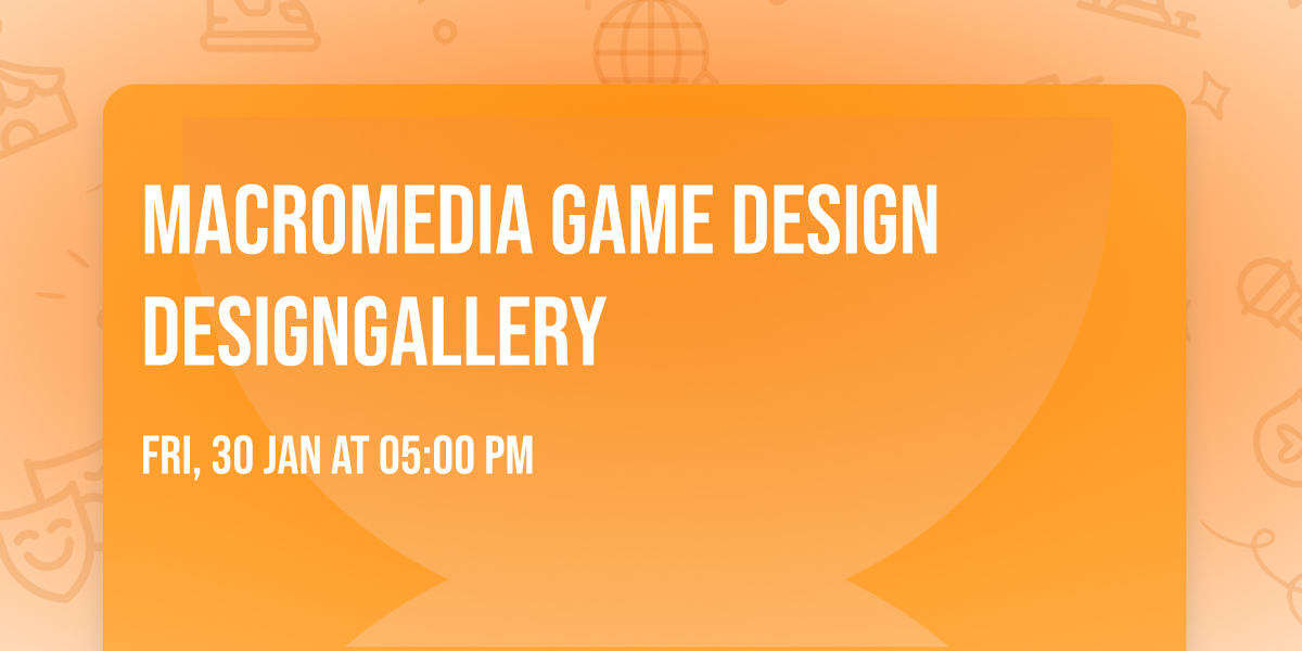 MacroMedia Game Design Designgallery