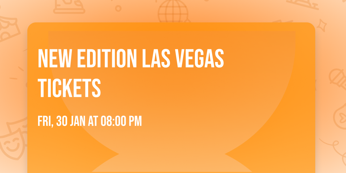 New Edition Las Vegas Tickets