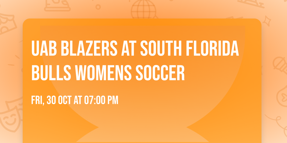 UAB Blazers at South Florida Bulls Womens Soccer