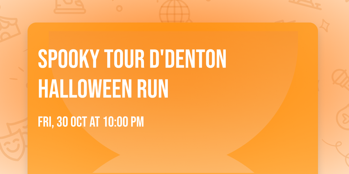 Spooky Tour D'Denton Halloween Run