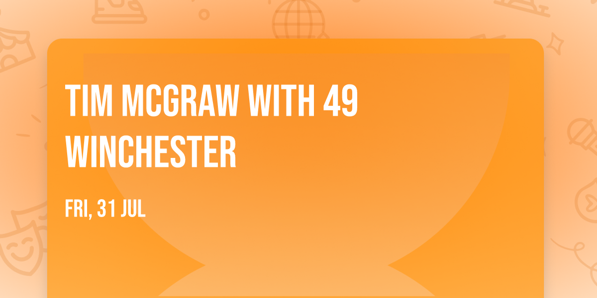 Tim McGraw with 49 Winchester