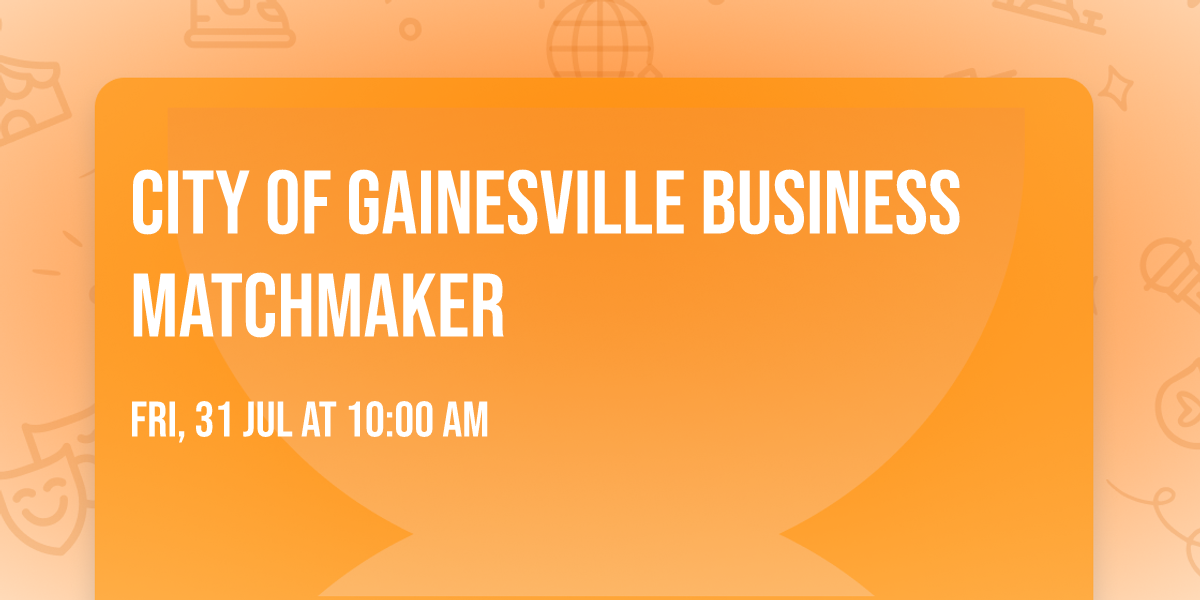 City of Gainesville Business Matchmaker