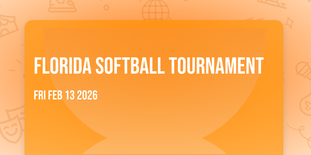Florida Softball Tournament