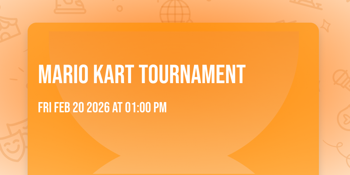 Mario Kart Tournament