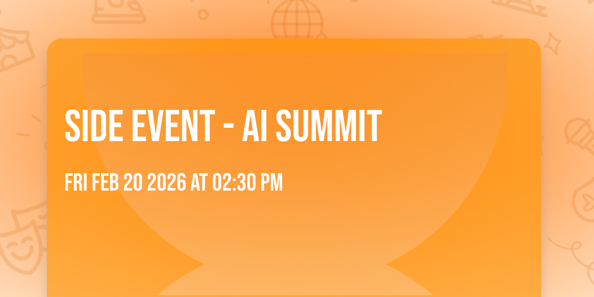 Side Event - AI Summit
