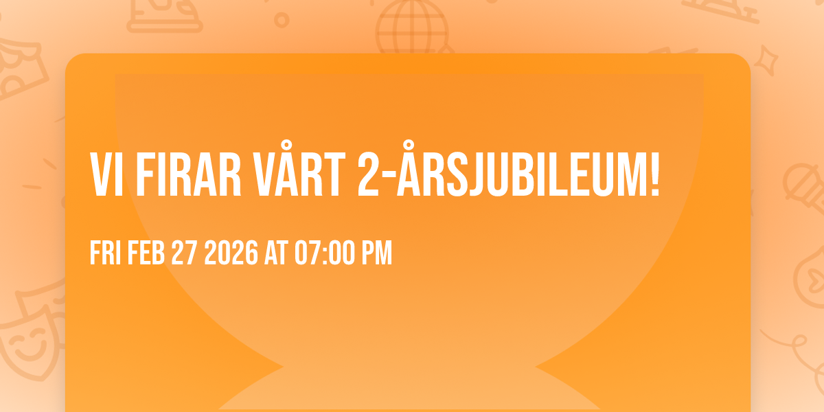 Vi firar vårt 2-årsjubileum! 🎉