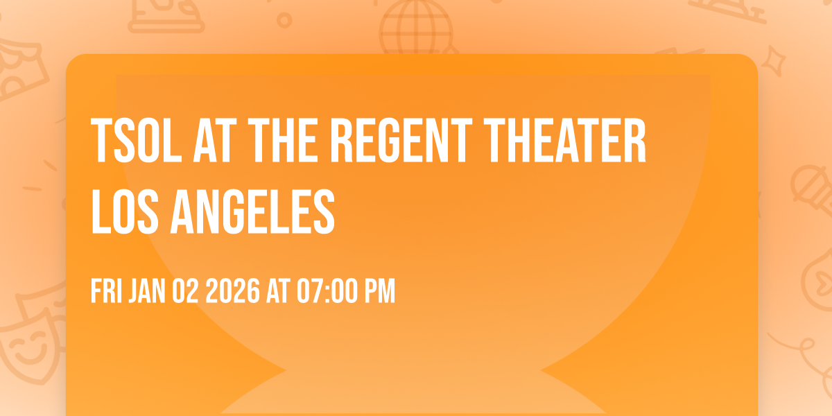 TSOL at The Regent Theater Los Angeles