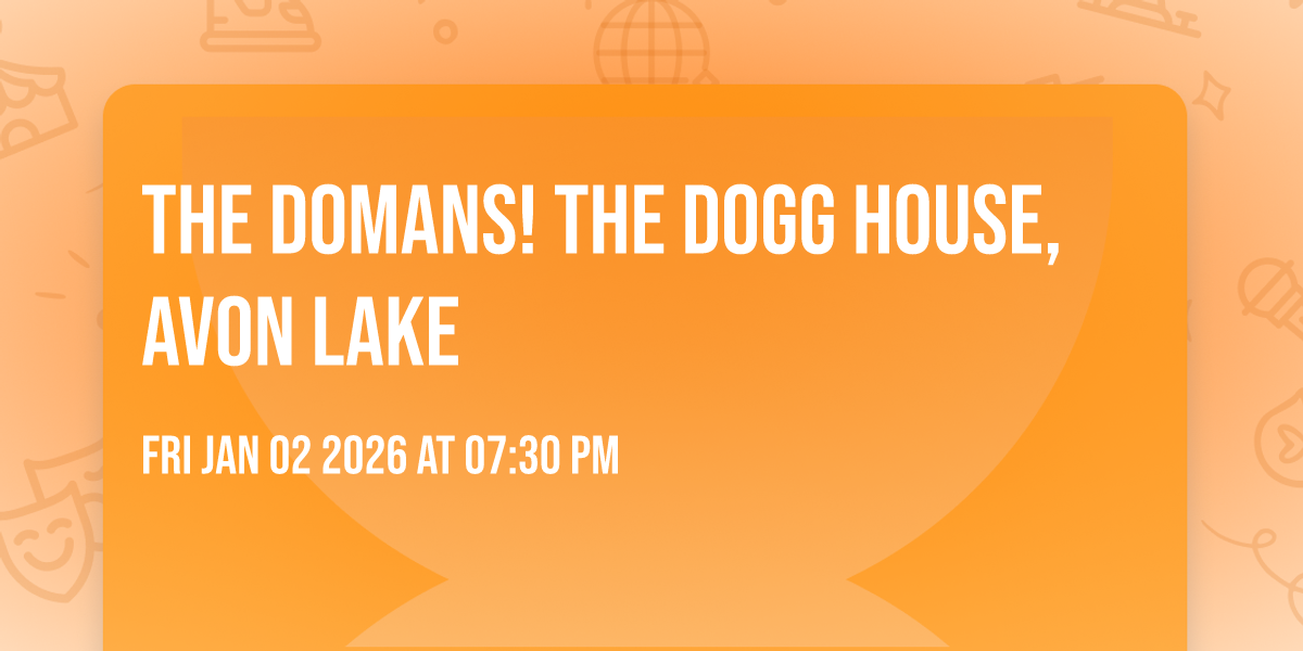 THE DOMANS!🎶 The Dogg House, Avon Lake
