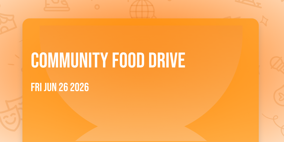 Community Food Drive