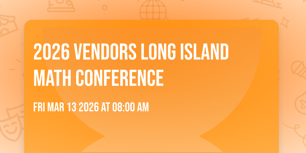 2026 Vendors Long Island Math Conference