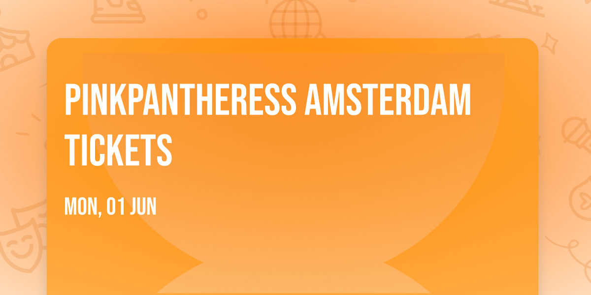 PinkPantheress Amsterdam Tickets