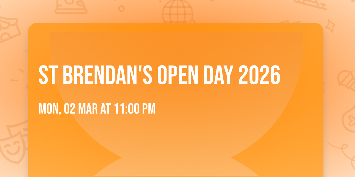 St Brendan's Open Day 2026