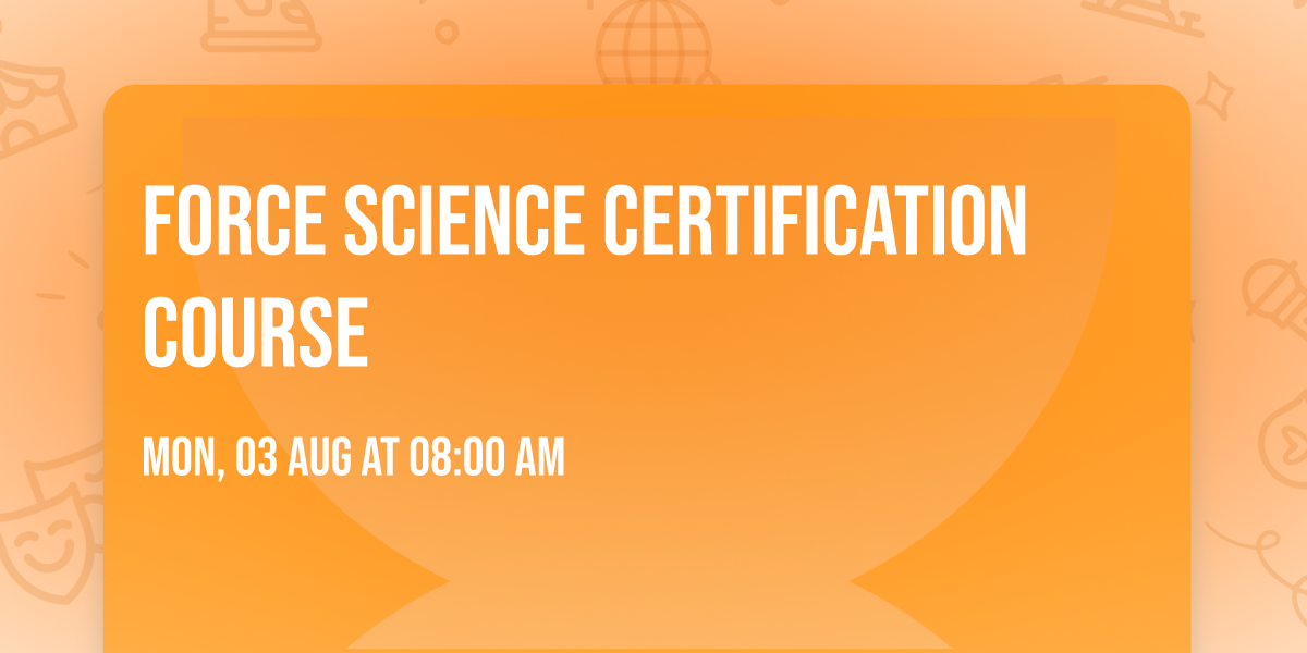 Force Science Certification Course