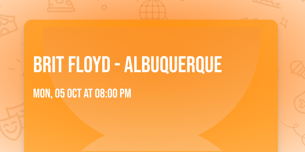 Brit Floyd - Albuquerque
