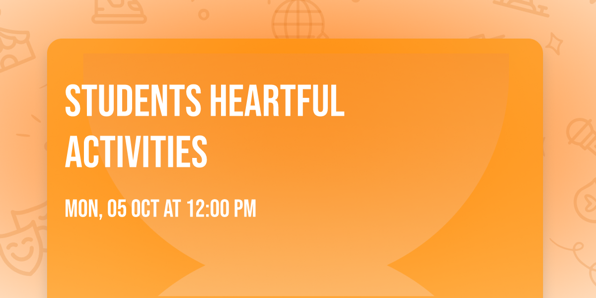 students heartful  activities 