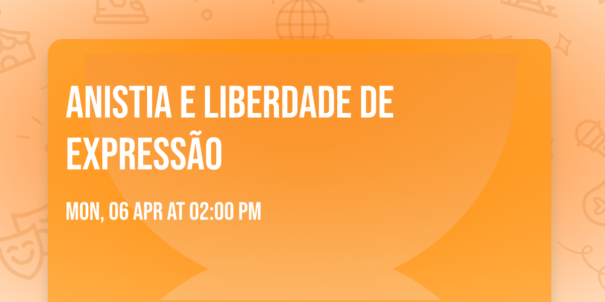 Anistia e liberdade de express\u00e3o  