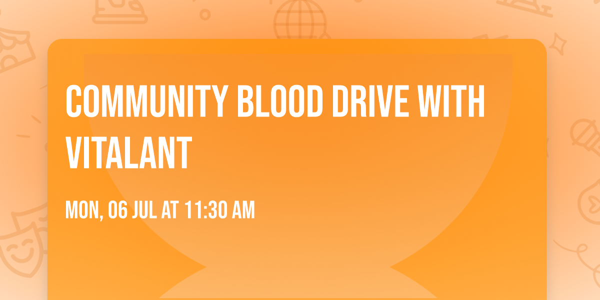 Community Blood Drive with Vitalant