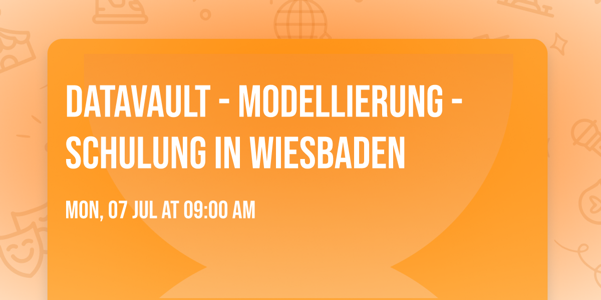 Datavault - Modellierung - Schulung in Wiesbaden