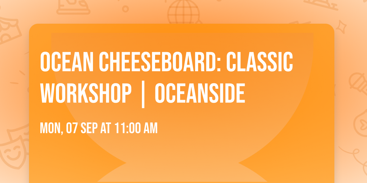 Ocean Cheeseboard: Classic Workshop | Oceanside