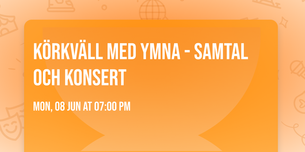K\u00f6rkv\u00e4ll med Ymna - samtal och konsert