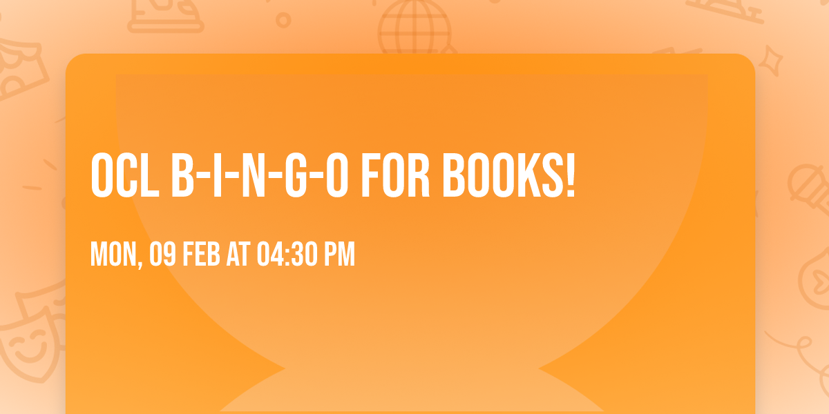 OCL B-I-N-G-O for Books!