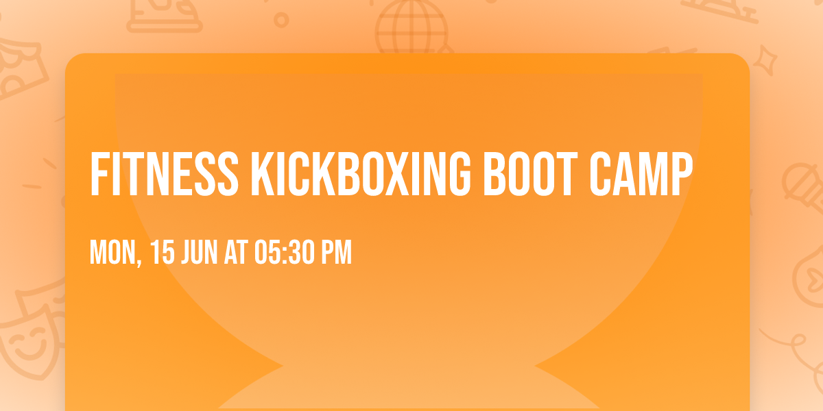 Fitness Kickboxing Boot camp 
