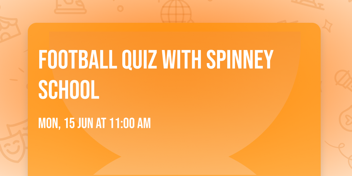 Football Quiz with Spinney School