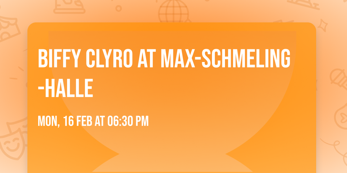 Biffy Clyro at Max-Schmeling-Halle