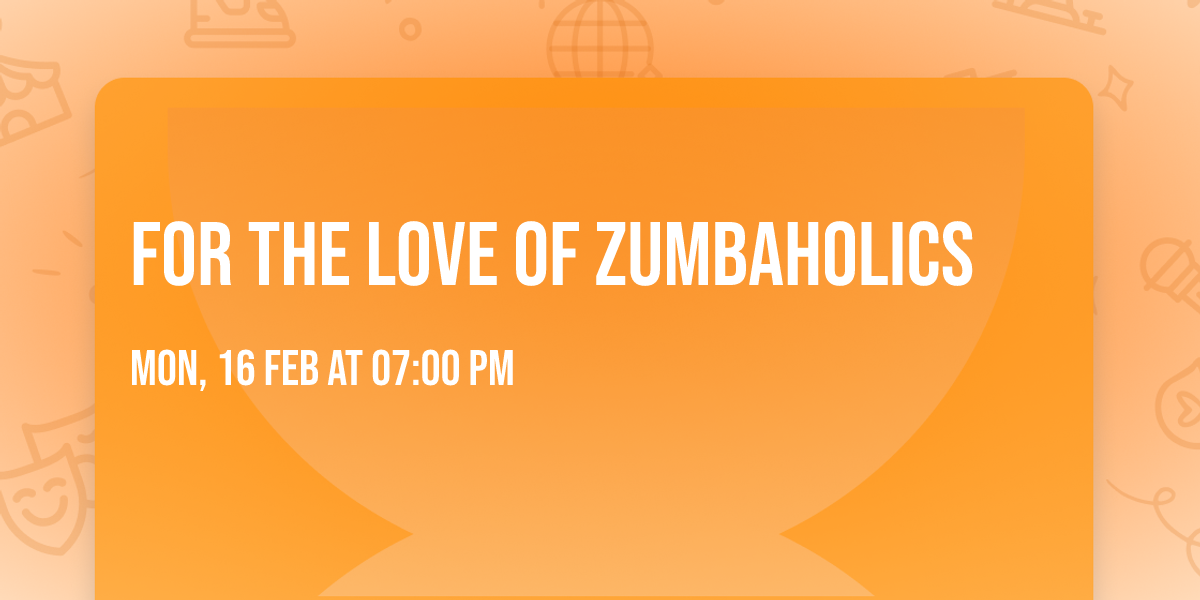 For the love of Zumbaholics \u2764\ufe0f
