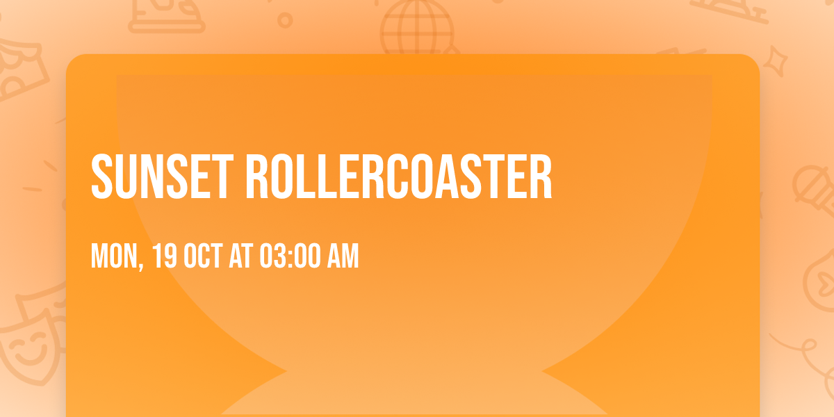 Sunset Rollercoaster