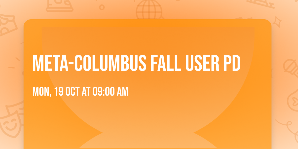 META-Columbus Fall User PD