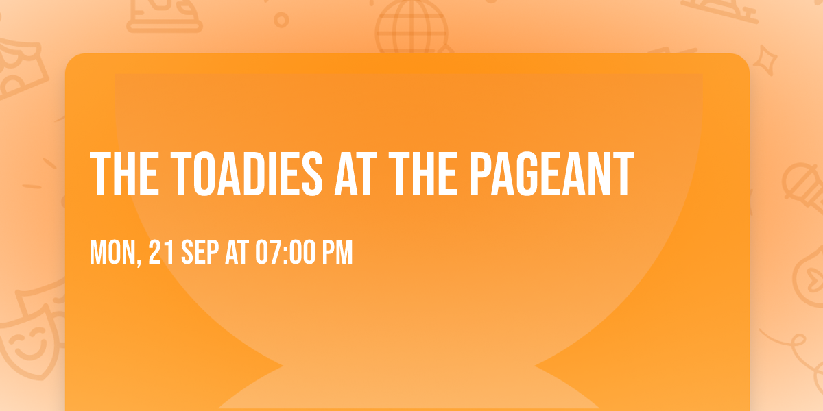 The Toadies at The Pageant