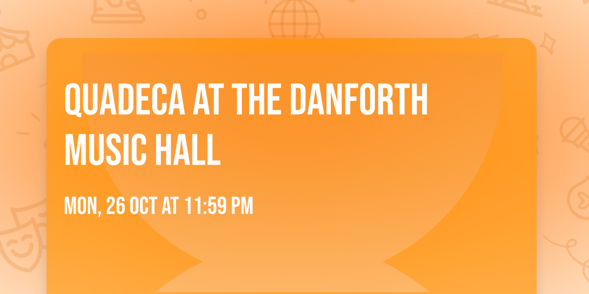 Quadeca at The Danforth Music Hall