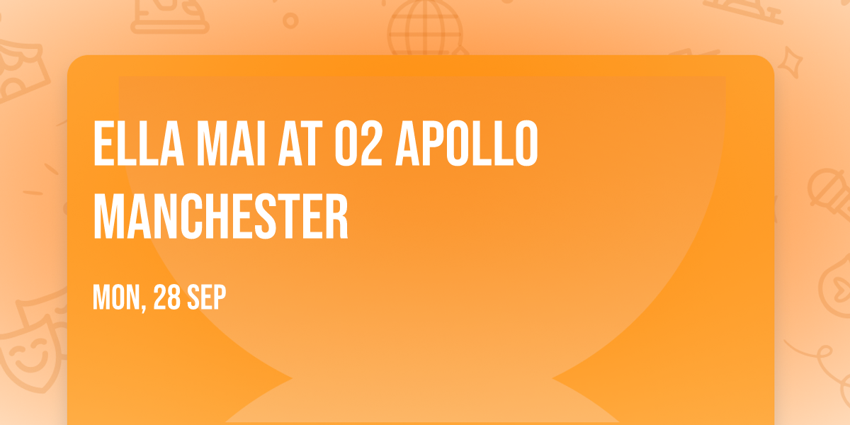 Ella Mai at O2 Apollo Manchester