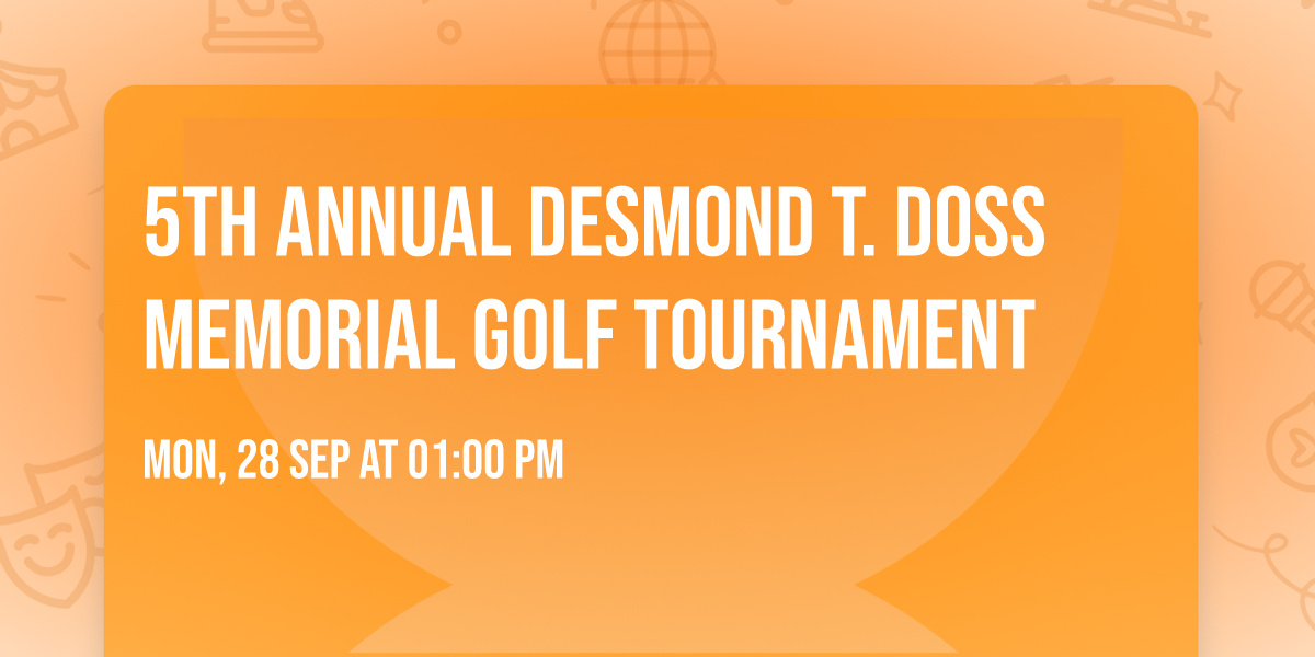  5th Annual Desmond T. Doss Memorial Golf Tournament