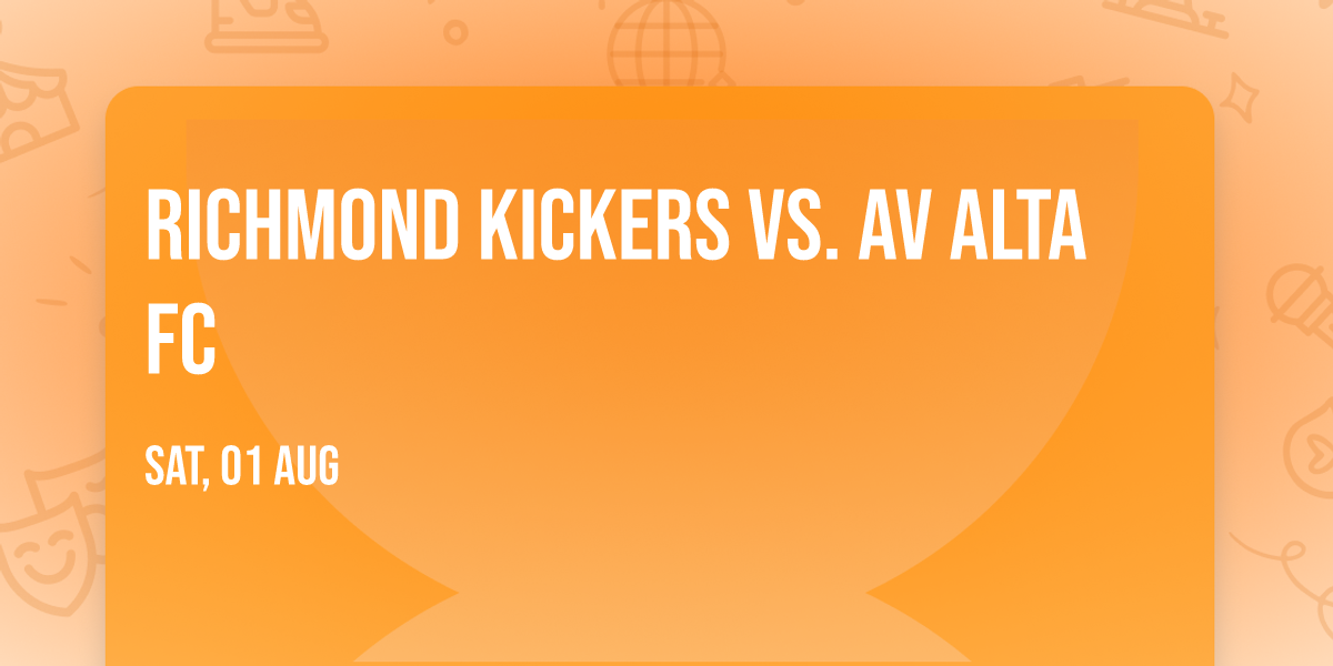 Richmond Kickers vs. AV Alta FC