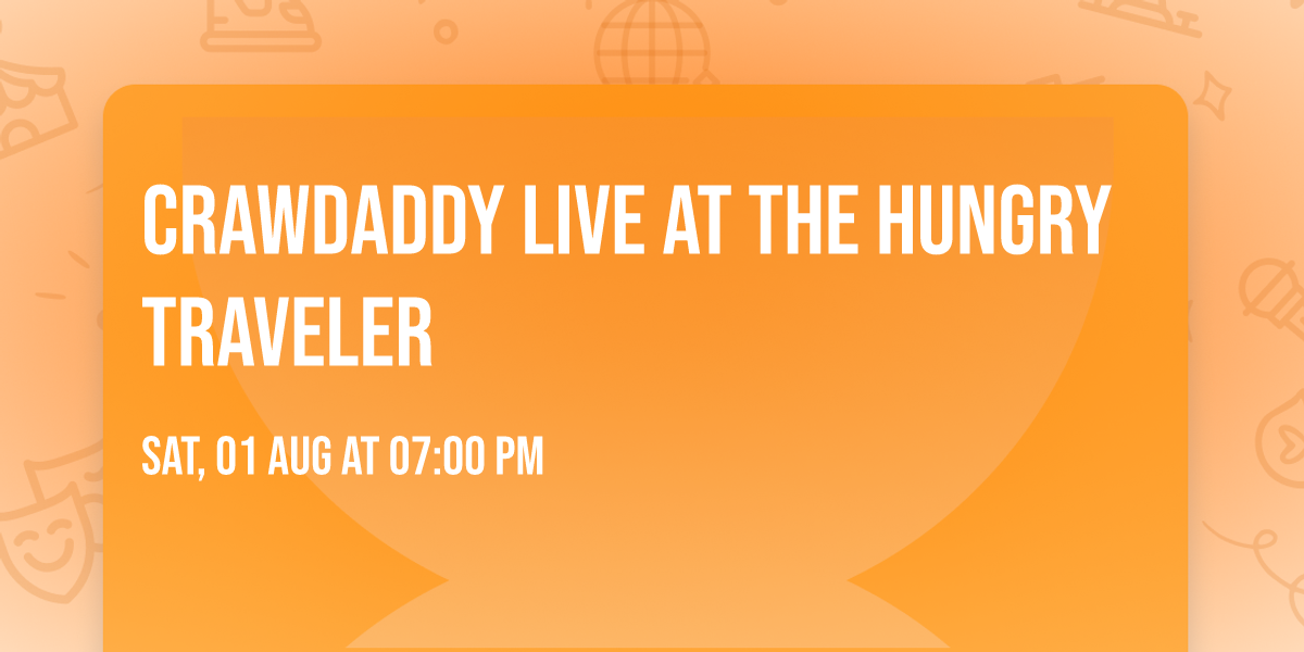 Crawdaddy live at The Hungry Traveler