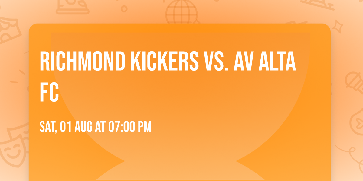 Richmond Kickers vs. AV Alta FC