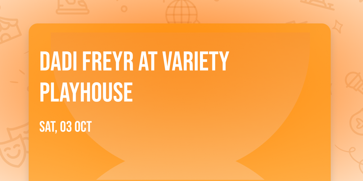 Dadi Freyr at Variety Playhouse