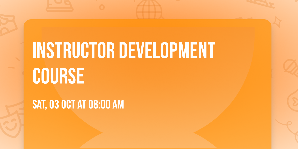 Instructor Development Course