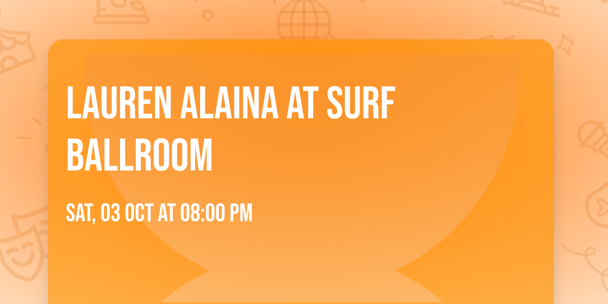 Lauren Alaina at Surf Ballroom